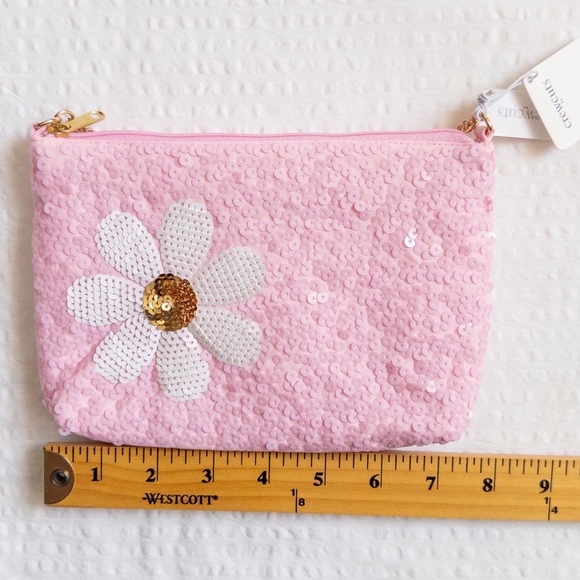 Crewcuts Factory Girls' Pink Sequin Daisy Bag - Picture 4 of 6
